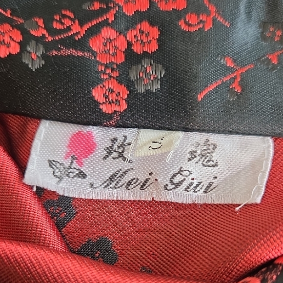 Mei Gui Asian Silk Dress Size S - Picture 13 of 16